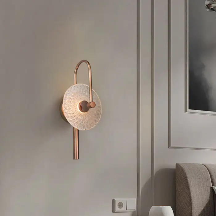 Modern Led Wall Lamp Modern Simple Design LED Wall Lamp Hotel Corridor Luster Bedroom Bedside Background Wall Light — image 7