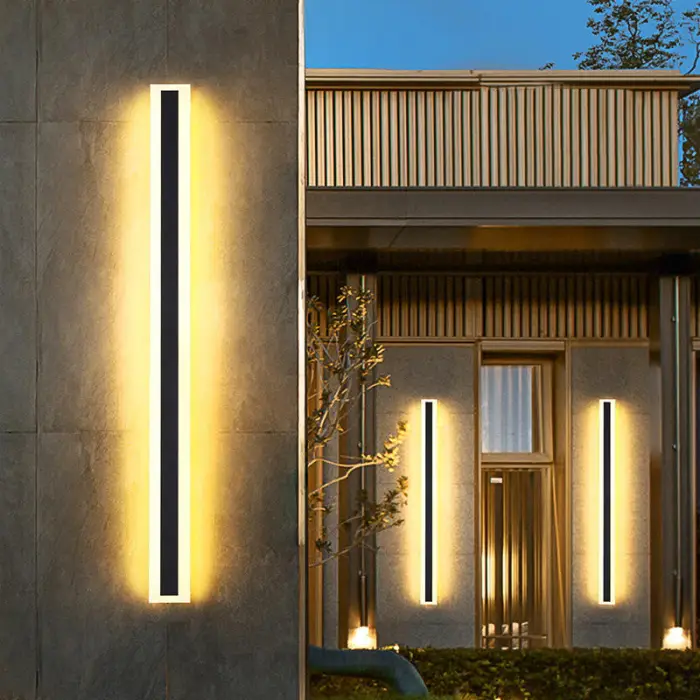 Outdoor Wall Lamp LED Outdoor Lighting Wall Lamps Waterproof IP65 Strip Outside Garden Lights Villa Porch Garden Outdoor Lamp — image 3