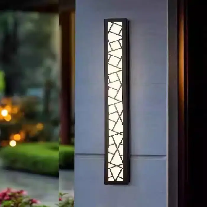 Long Wall Light Outdoor Waterproof Modern Minimalist Long Strip LED Lighting Wall Lamp IP66 Garden Interior Decoration — image 3