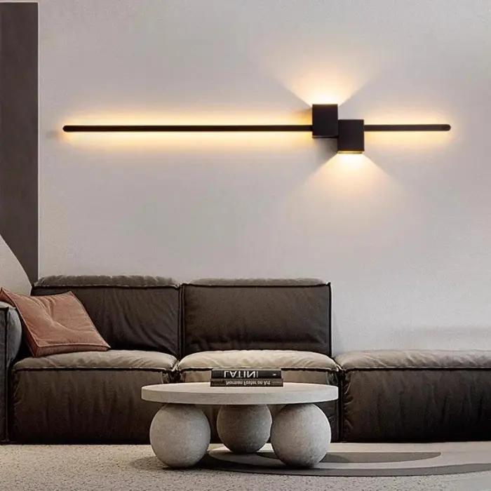 Modern LED Wall Lamp Art Design Living Room Nordic Wall Lamps Decor Hotel Bedroom Dining Room Indoor Wall Light — image 3