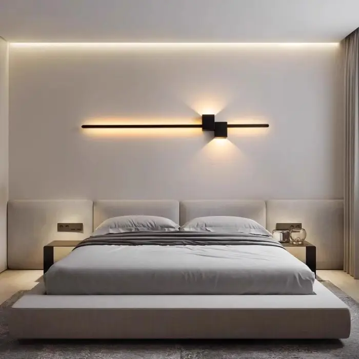 Modern LED Wall Lamp Art Design Living Room Nordic Wall Lamps Decor Hotel Bedroom Dining Room Indoor Wall Light — image 5
