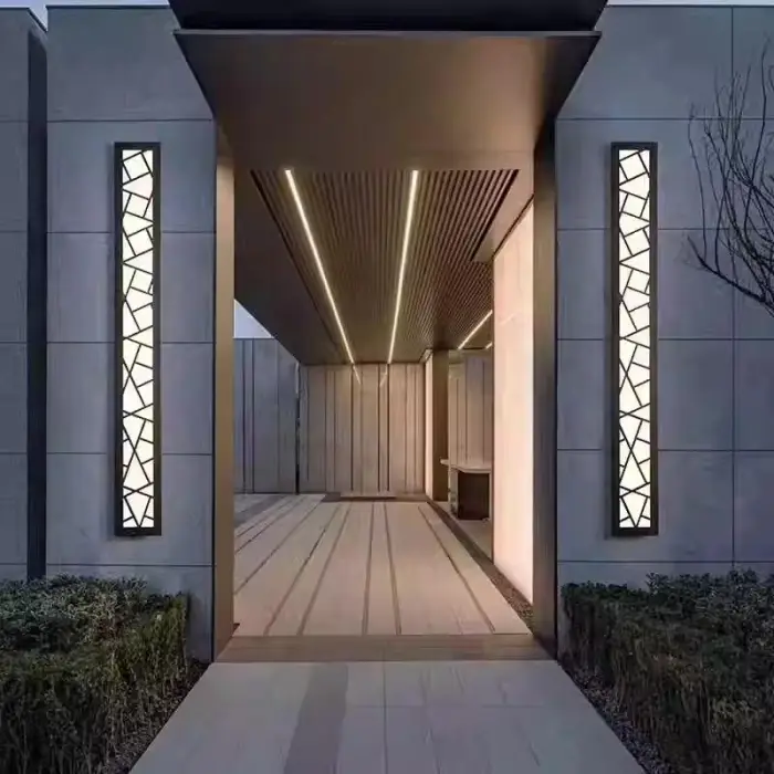 Modern LED Lighting Wall Lamp IP65 Villa Porch Garden Wall Lamp Rainproof in Front of Garage Door Lamp — image 3