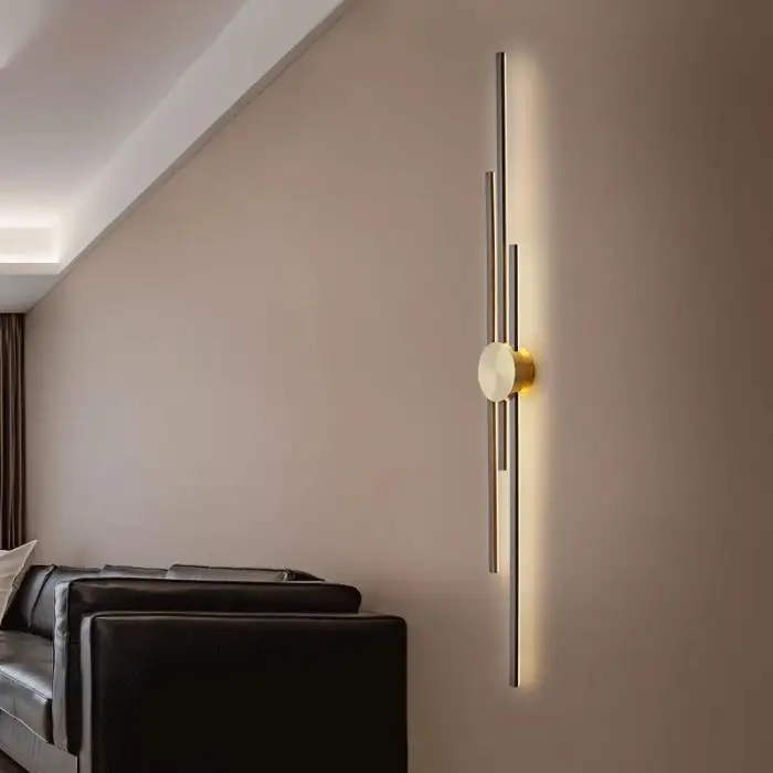 Minimalist Long Strip LED Linear Wall Lamp Indoor Long Strip Lighting Fixture Wall Sconce Luminaire Bedroom Bedside Licht — image 7