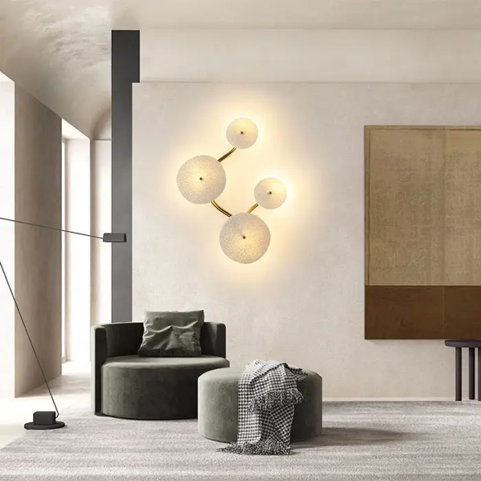 Modern Luxury Wall Lamp Decoration LED Living Room Corridor Home Decor Wholesale Chandelier — image 4