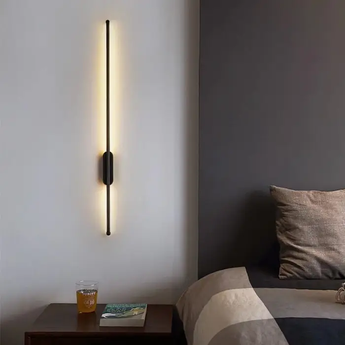 Wall Lamp Bedroom Bedside Lamp Hallway Modern Simple Living Room Wall Lamp Light Luxury Minimalist Nordic LED Lighting Fixture — image 5