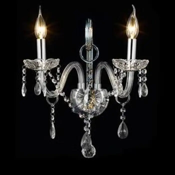 Modern Crystal Wall Lamp Lighting Lights Bedroom Mirror Front Bedside Living Room K9 Cristal Factory Sale Wholesale Wall Lamp — image 3