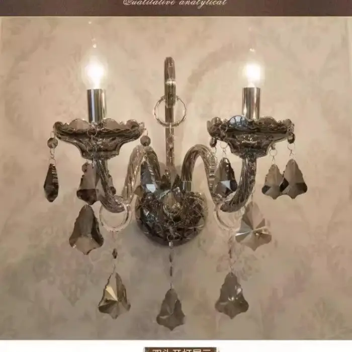 Modern Crystal Wall Lamp Lighting Lights Bedroom Mirror Front Bedside Living Room K9 Cristal Factory Sale Wholesale Wall Lamp — image 5