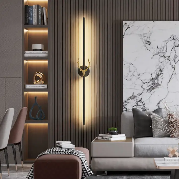 Modern Minimalist LED Indoor/Outdoor Wall Lamps Bedroom Bedside Wall Lamps Home Hotel Decor Wall Lamp — image 4