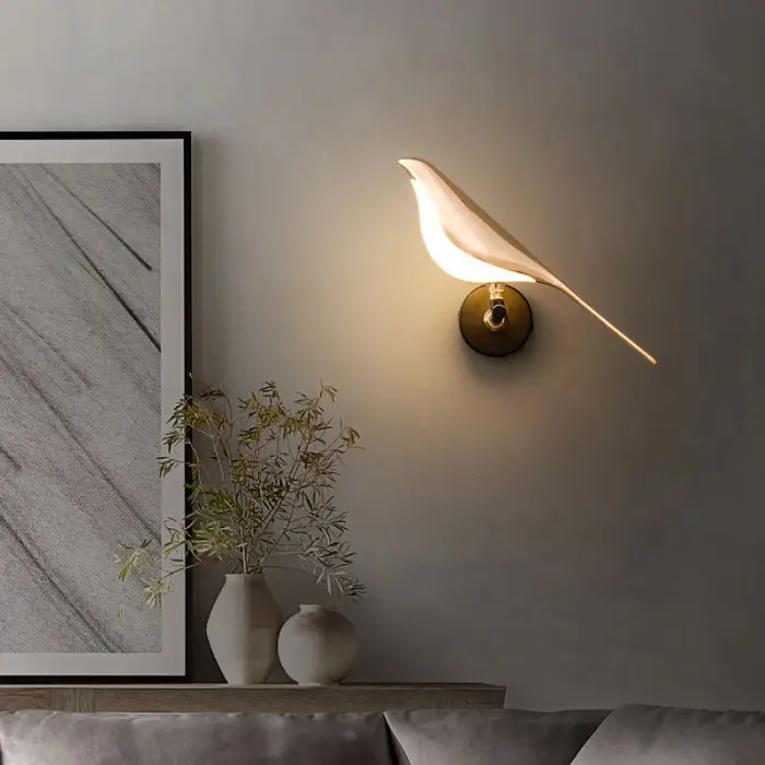 Nordic Style LED Wall Lamp for Home Indoor Living Room Bedroom & Corridor Iron Body Remote Control Art Lighting Decorative — image 4