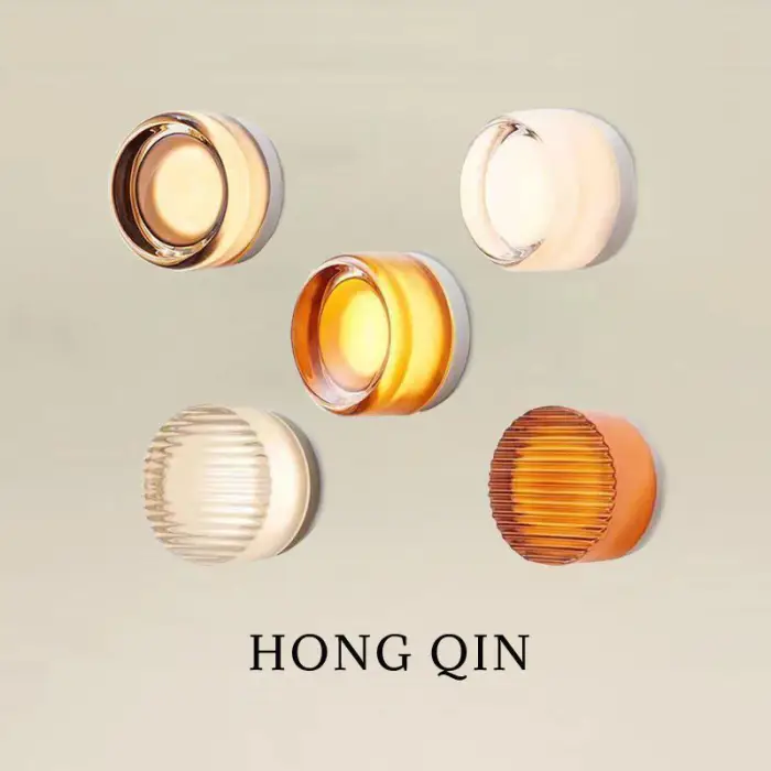 Modern Simple LED Glass Wall Lamp for Living Room Aisle Corridor Bedroom Bathroom Home Decoration Indoor Lighting-for Hotels — image 5