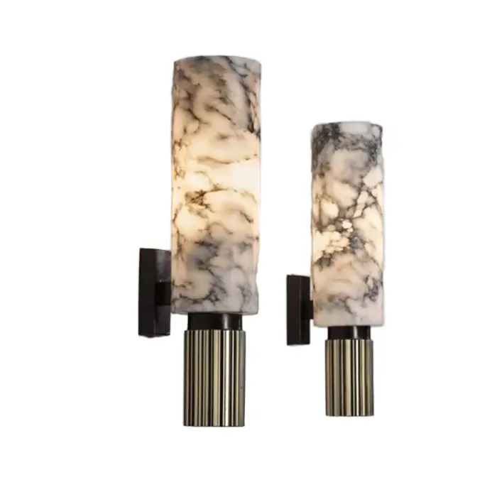 Copper Cloud Stone Oval LED Wall Lamp Bedroom Wall Lamp Lighting Fixtures Restaurant Corridor Staircase Bar Bedside Wall Lamp — image 7