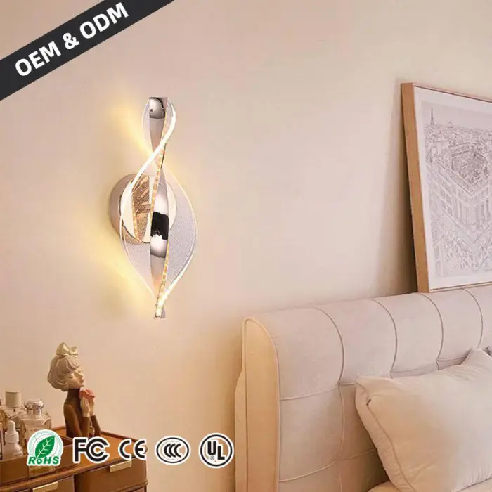 LED Wall Lamp Adjustable Bedside Wall Lamps Bedroom Home Corridor Interior Staircase Modern Home Indoor Wall Lamp — image 4