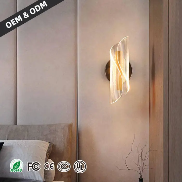LED Wall Lamp Adjustable Bedside Wall Lamps Bedroom Home Corridor Interior Staircase Modern Home Indoor Wall Lamp — image 6