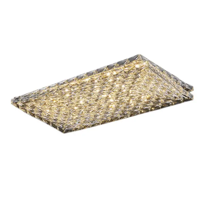 Modern LED Ceiling Light Indoor Crystal Ceiling Lamp Bedroom Living Room Hallways Corridor Square Ceiling Lamp Fixture — image 3