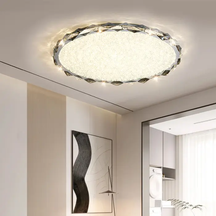 Nordic Led Ceiling Lamp Bedroom Lights Ceiling Crystal Lighting Indoor Lighting Luxury Ceiling Chandelier — image 3