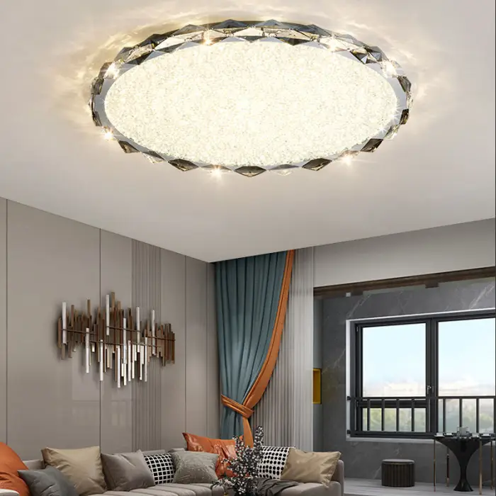 Nordic Led Ceiling Lamp Bedroom Lights Ceiling Crystal Lighting Indoor Lighting Luxury Ceiling Chandelier — image 5