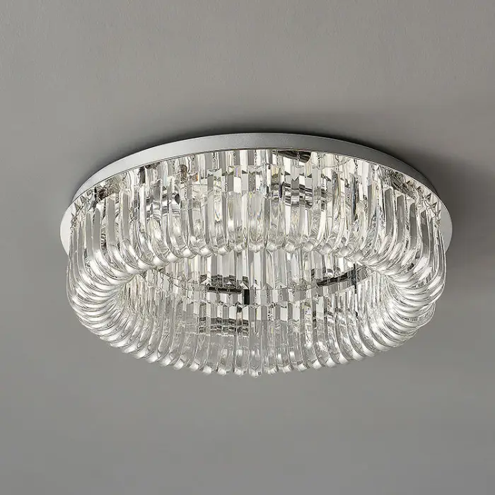 Modern Creative Circular Bedroom LED Ceiling Light Modern Minimalist Light Luxury Style Room Lighting Fixtures — image 7