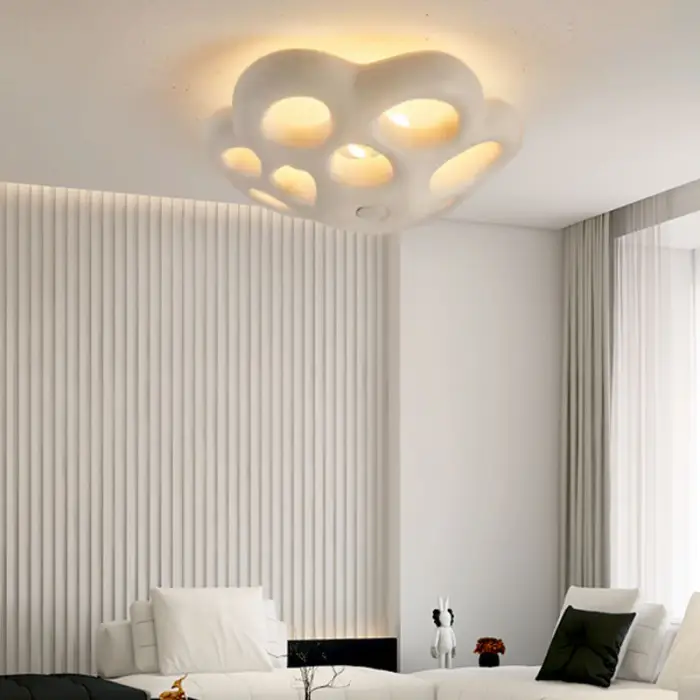 Modern Round Shape Led Ceiling Light Bedroom Surface Mounted Living Room Dining Table Round Ceiling Lamp — image 4