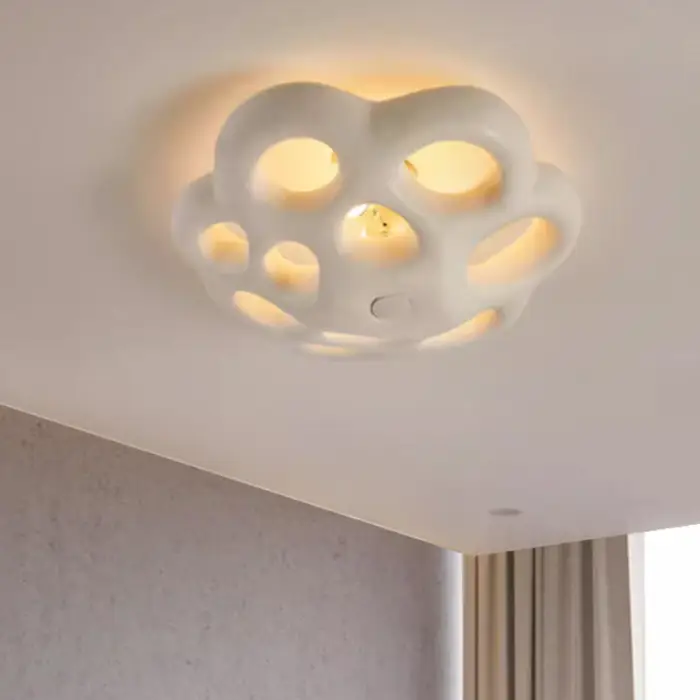 Modern Round Shape Led Ceiling Light Bedroom Surface Mounted Living Room Dining Table Round Ceiling Lamp — image 5