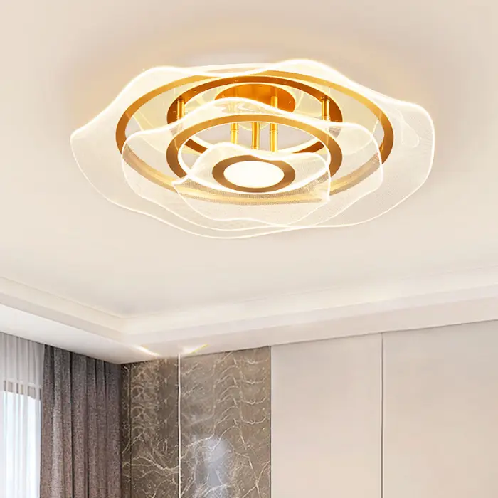 2024 New Room Lamp Simple Modern Living Room Lamp Study LED Master Bedroom Ceiling Light — image 3