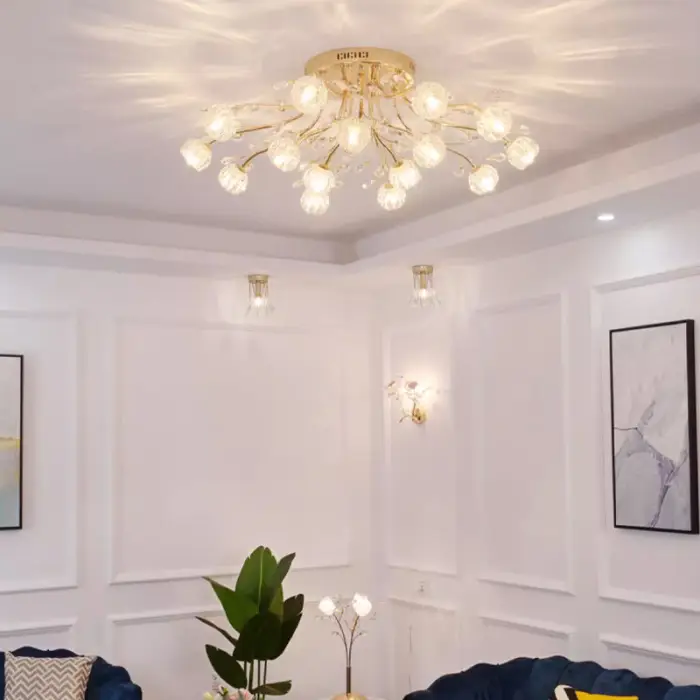 Modern LED Chandeliers Dimmable Ceiling Living Room Bedroom Chandelier Factory Sale Wholesale Chandelier — image 4