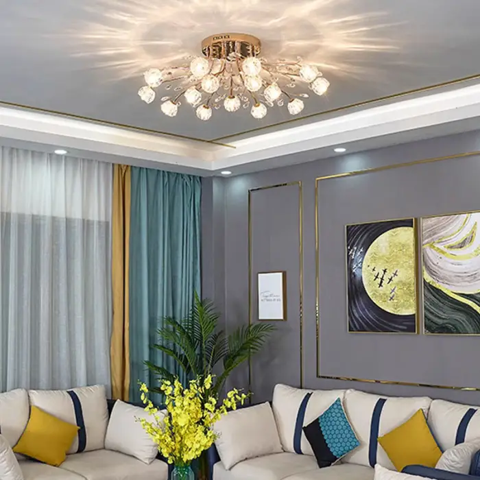 Modern LED Chandeliers Dimmable Ceiling Living Room Bedroom Chandelier Factory Sale Wholesale Chandelier — image 5