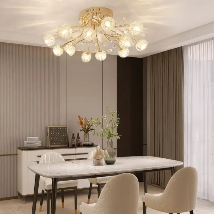 Modern LED Chandeliers Dimmable Ceiling Living Room Bedroom Chandelier Factory Sale Wholesale Chandelier — image 6