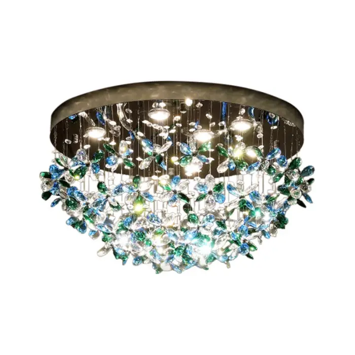 New Ceiling Lamp Crystal Chandelier Living Room Home Lobby Chandelier Indoor Living Room Pendant Modern Ceiling Hanging Lamp — image 7