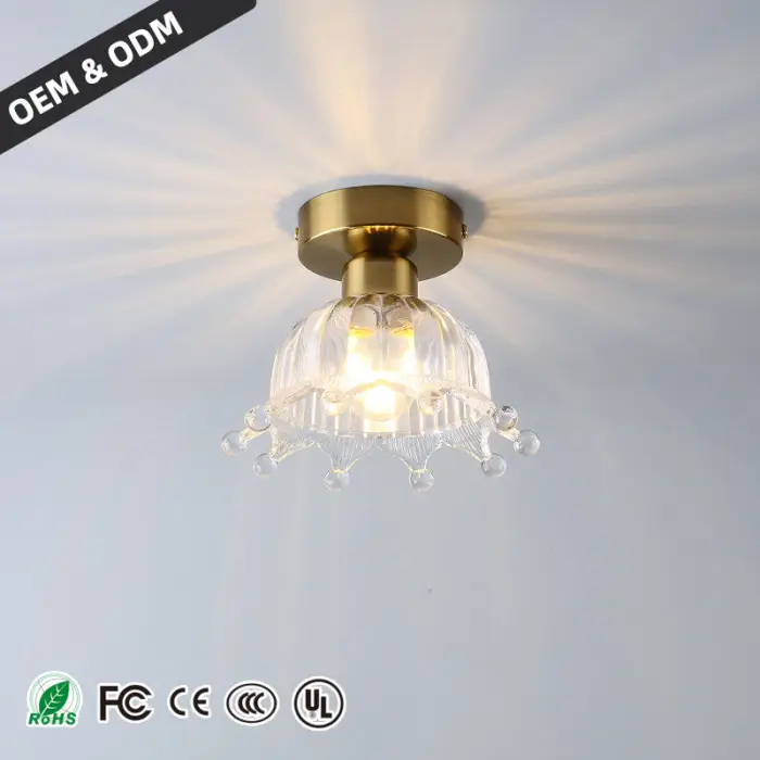 Simple LED Pendant Light Fixture Colorful Glass Hanging Lamp Bedroom Living Room Bar Ceiling Chandelier — image 3