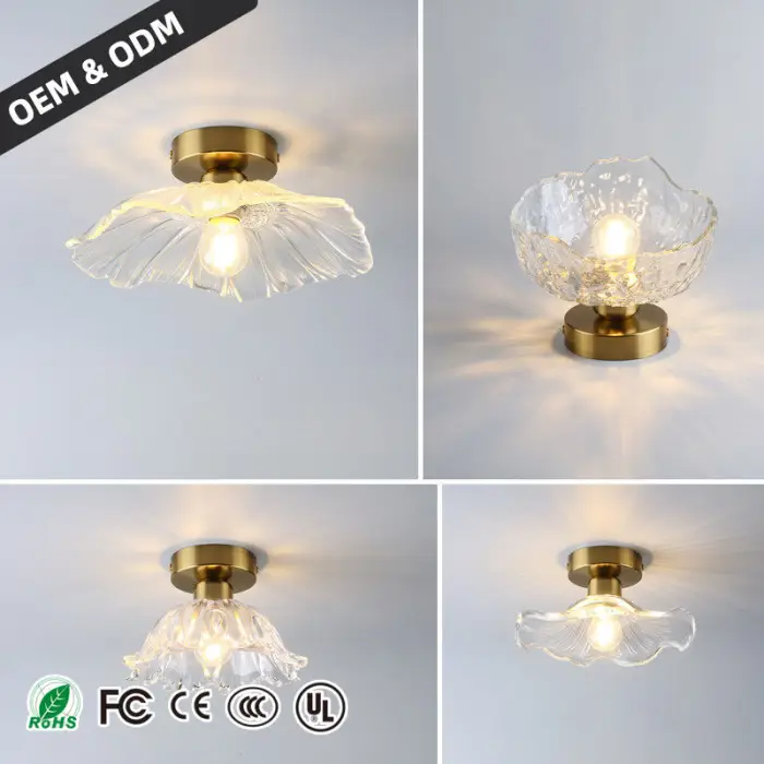 Simple LED Pendant Light Fixture Colorful Glass Hanging Lamp Bedroom Living Room Bar Ceiling Chandelier — image 4