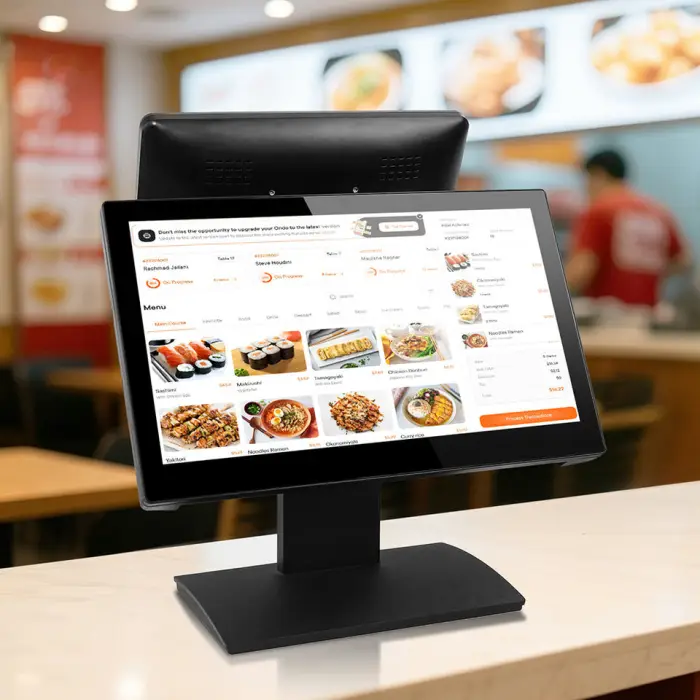 Wholesale POS Systems Supplier 15.6 Inch All in One Cash Register Win10 POS Terminal for Supermarket Touch Screen POS Machine — image 5