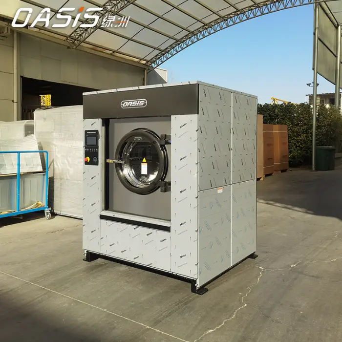 Oasis 60Kg Laundry Machine Industrial Washing Fully Automatic Soft Mount Stainless Steel Industrial Laundry Washing Machine — image 3
