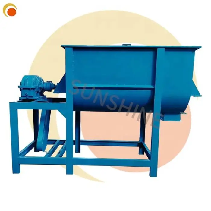 High Quality Stainless Steel Mixer Wet and Dry Materials Horizontal U-Shape Feed Mixing Machine — image 3