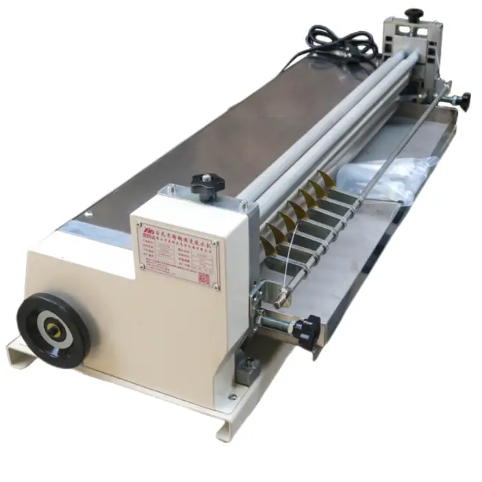 Hotmelt Glue Spreading Pasting Applicator Hot Melt Glue Machine Adhesive Coating Spreader Leather Paper Gluing Machine for Sale — image 4