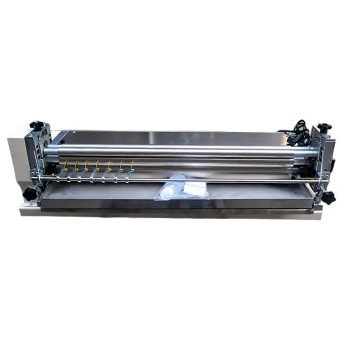 Hotmelt Glue Spreading Pasting Applicator Hot Melt Glue Machine Adhesive Coating Spreader Leather Paper Gluing Machine for Sale — image 7