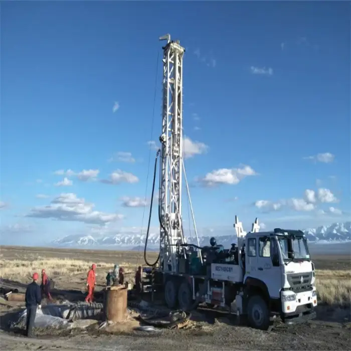 Water Well 300M Truck Mounted Drilling Rig Used Portable Water Well Drilling Rigs for Sale — image 3