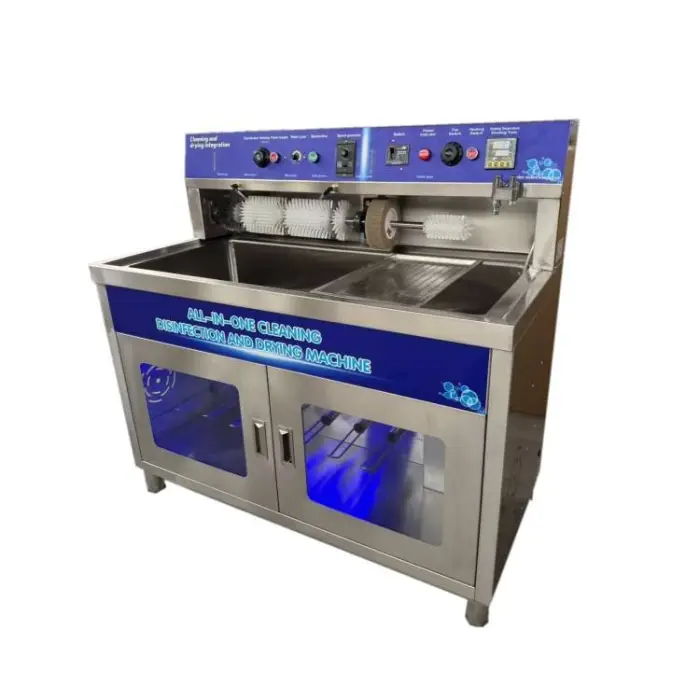 All in One Commercial Sneaker Semi Automatic Commercial Shoe Washing Cleaning and Drying Sanitizing and Sterilizing Machine — image 4