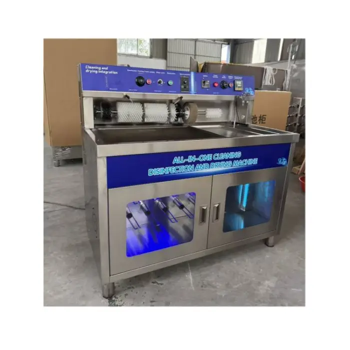 All in One Commercial Sneaker Semi Automatic Commercial Shoe Washing Cleaning and Drying Sanitizing and Sterilizing Machine — image 5