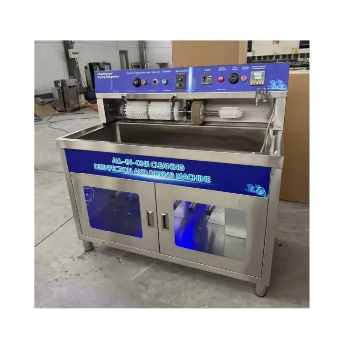 All in One Commercial Sneaker Semi Automatic Commercial Shoe Washing Cleaning and Drying Sanitizing and Sterilizing Machine — image 6