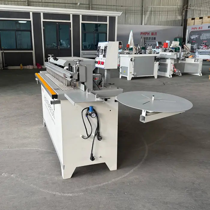 Woodworking Small 45 Degree Bevel Automatic Edge Banding Machine Edge Bander With Trimming — image 5