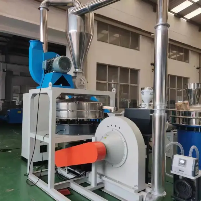 MF-500 PVC PE PP PMMA PTFE Plastic Powder Grinding Making Pulverizer Milling Machine 10 to 100mesh — image 5