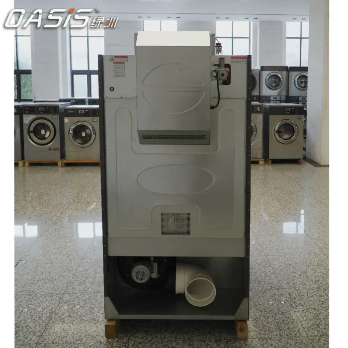 Linen Drying Machine 304 Stainless Steel 15Kg Fully Automatic Laundry Drum Dryer Industrial Steaming Heating Tumble Dryer — image 5