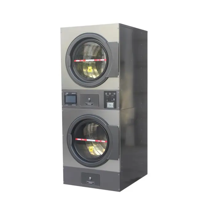 10kg Fully Automatic Double Stacked Washer and Dryer with Energy Saving and Cold Water Cleaning — image 7