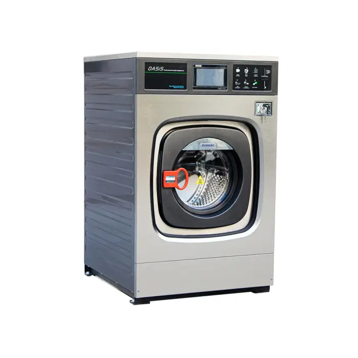 New Industrial Textile Washer Extractor 15Kg Touch Screen Washing Machine Immersion/Soak Cleaning 2-Year Warranty for Laundry — image 3