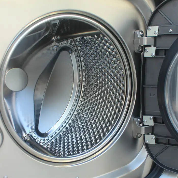 Oasis Commercial Industrial Laundry Washer Extractor 25Kg Fully Automatic Soft Mount Stainless Steel Steam Heated 3.5HP — image 5