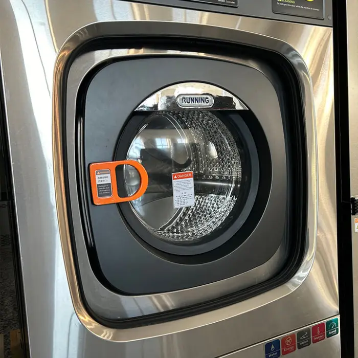 Oasis Commercial Industrial Laundry Washer Extractor 25Kg Fully Automatic Soft Mount Stainless Steel Steam Heated 3.5HP — image 6