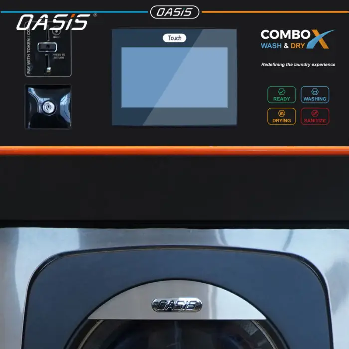 OASIS Professional Commercial Fully Automatic Drying Machine 20KG Washing Machine AC220V/380V Electricity/Steam 50rpm Washing — image 4