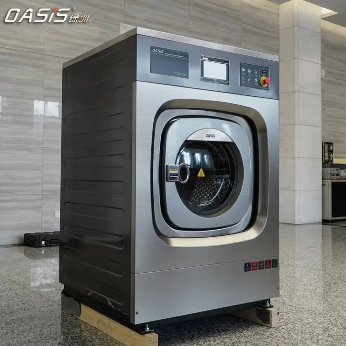 Fully Automatic Stainless Steel 10/15/20/25Kg Washer Extractor with Steam Heating and AC220V/380V for Industrial Commercial Use — image 3