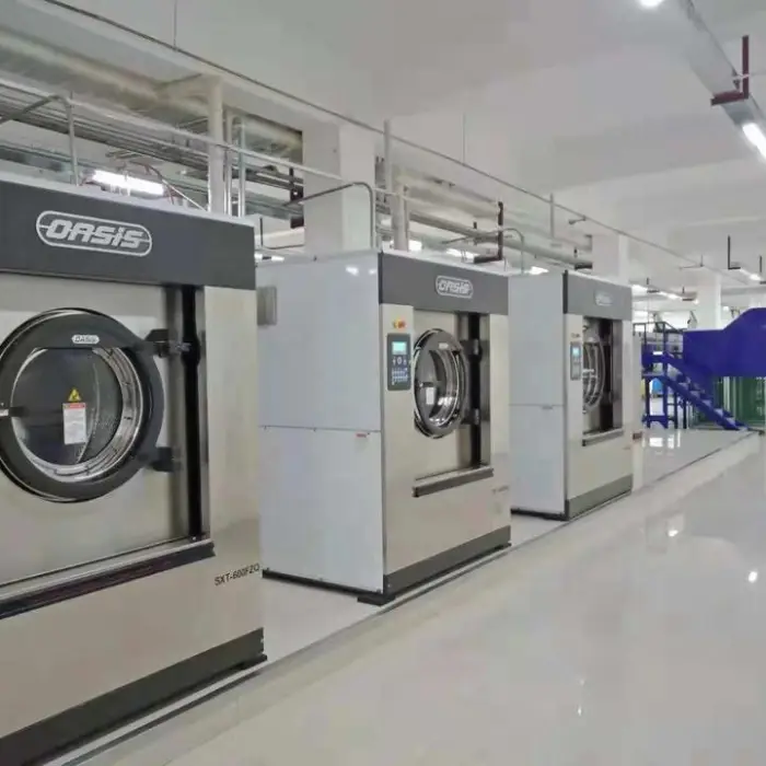 New 25Kg Hospital Industrial Textile Laundry Equipment Washer Extractor Dryer Full Automatic Elution Dual-Purpose Machine Oasis — image 7