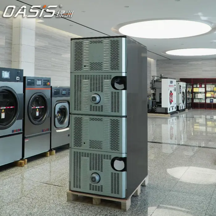 Oasis 2*20kg Stacked Dryer Automatic Energy Efficient Commercial Laundry Machine for Hotel Self-service Laundry Shop — image 5